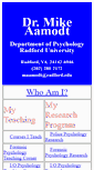 Mobile Screenshot of maamodt.asp.radford.edu