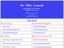 Tablet Screenshot of maamodt.asp.radford.edu