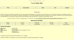 Desktop Screenshot of nreilly.asp.radford.edu