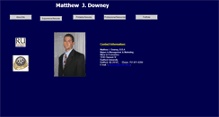 Desktop Screenshot of mdowney.asp.radford.edu