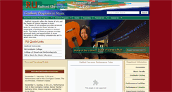 Desktop Screenshot of grad-music.asp.radford.edu