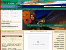 Tablet Screenshot of grad-music.asp.radford.edu